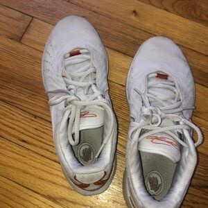 Nike White and Orange Sneakers